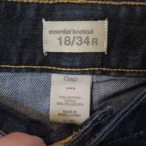 Gap Bootcut Jean, size 18/34r